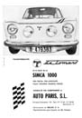1967 - SIMCA 1000 DE TOMASO