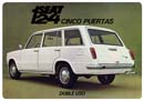 1969 - SEAT 124 5 PUERTAS 'DOBLE USO'
