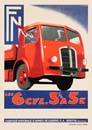 1938 - FN, FABRIQUE NATIONALE, CAMION 6 CIL.