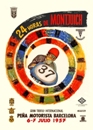 1957 - 24 HORAS DE MONTJUICH, CARTEL 