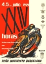 1959 - 24 HORAS MONTJUICH, CARTEL