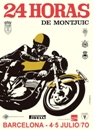 1970 - 24 HORAS MONTJUICH, CARTEL