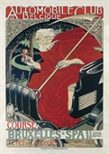 1898 - CARRERA BRUSELAS-SPA, AUTO-CLUB BELGA