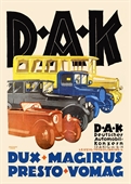 1922 - DAK KONZERN, DUX, MAGIRUS, PRESTO, VOMAG