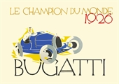 1926 - BUGATTI CHAMPION DU MONDE, ARTE E. DRYDEN