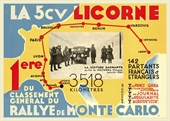 1930 - LICORNE, VICTORIA RALLY MONTECARLO