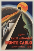 1931 - RALLYE MONTECARLO, CARTEL R. FALCUCCI