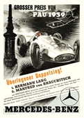 1939 - MERCEDES-BENZ, DOBLETE GRAND PRIX PAU