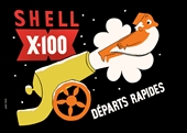 1953 - SHELL ACEITE X-100, ARTE JEAN COLIN