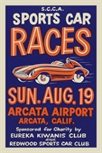 1956 - CARRERAS CIRCUITO AEROPUERTO ARCATA, CAL