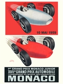 1959 - GRAND PRIX MONACO POSTER