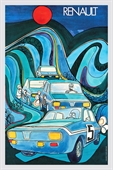 1970 - RENAULT 12 GORDINI, POSTER
