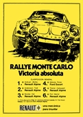 1973 - ALPINE RENAULT, RALLYE MONTECARLO