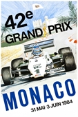 1984 - GRAND PRIX F1 MONACO, CARTEL