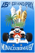 1987 - GRAND PRIX F1 MONACO, CARTEL