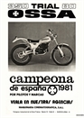 1981 - OSSA TRIAL TR80 'AMARILLA'