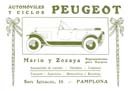 1925 - PEUGEOT, AGENCIA EN PAMPLONA