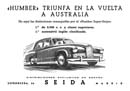 1953 - HUMBER TRIUNFO AUSTRALIA, ROOTES, SEIDA 