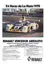 1978 - RENAULT ALPINE A442, 24 HORAS LE MANS