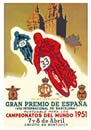 1951 - MONTJUICH CARTEL GRAN PREMIO  