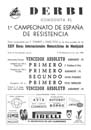 1958 - DERBI, TRIUNFO 24 HORAS MONTJUICH