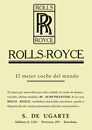 1928 - ROLLS ROYCE 'DEMOSTRACION'    