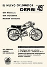 1961 - DERBI 49 'PALETA' ILUSTRACION